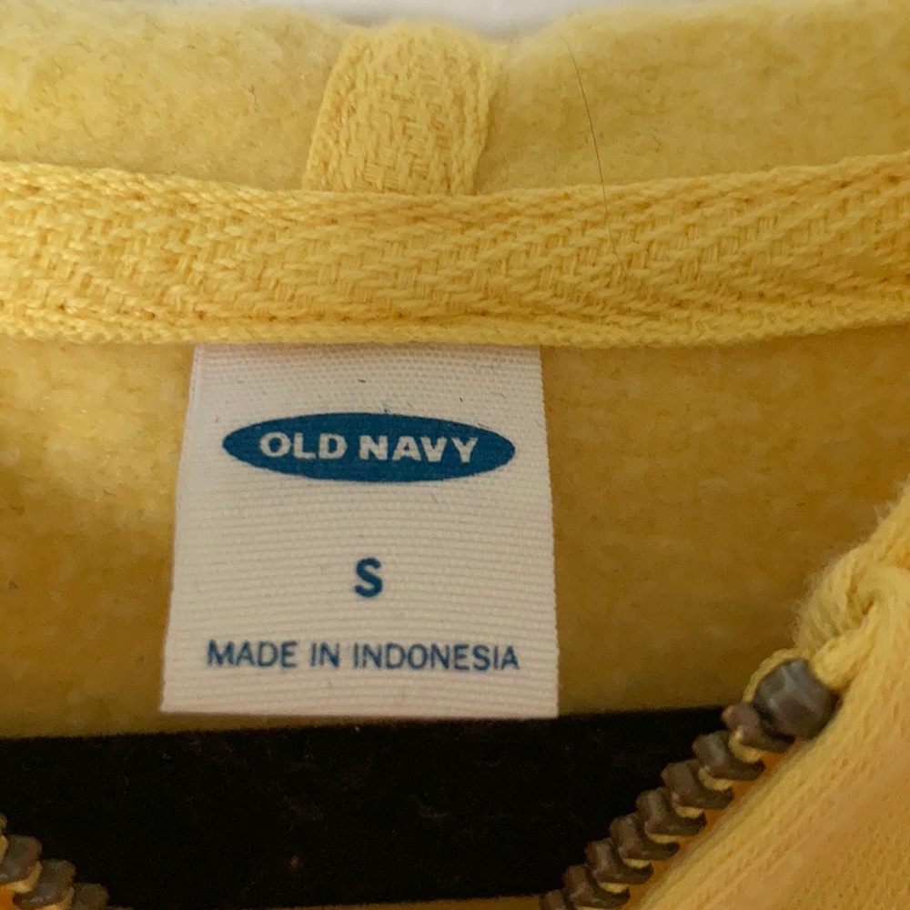 Yellow old navy zipup - Picture 4 of 4
